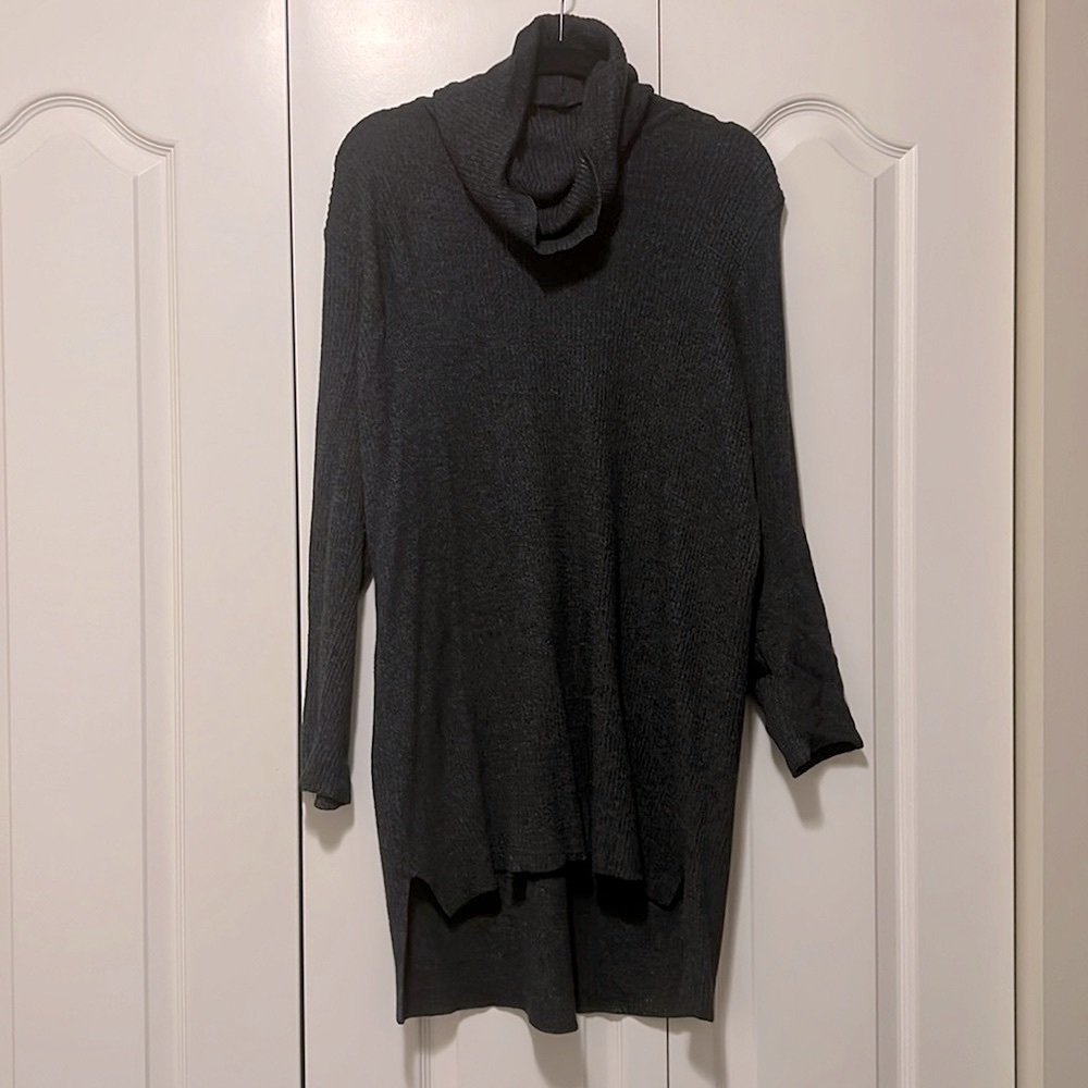 Grey tunic turtle neck